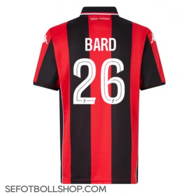 Billiga OGC Nice Melvin Bard  #26 Hemma fotbollskläder 2025-26 Kortärmad Billiga OGC Nice Melvin Bard  #26 Hemma fotbollskläder 2025-26 Kortärmad